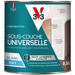V33 - Sous-couche intérieure Universelle Blanc Mat 0,5L