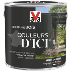 V33 - Peinture bois Couleurs d'ICI Noir ombré 2 l