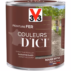 Envie de réussir l’harmonie parfaite avec votre environnement extérieur ? La Peinture Fer COULEURS D’ICI® vous offre une pale ...