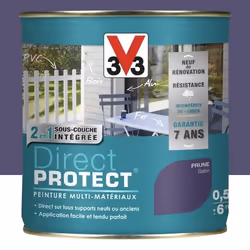 V33 Peinture extérieure multi-matériauxPrune satin 05L
