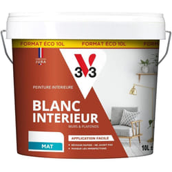 V33 - Peinture intérieure Murs & plafonds Blanc Mat 10L