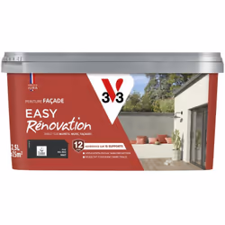 La Peinture Easy Rénovation est la peinture sans effort, sans trace, pour tous les supports ! Adhérence sur 10 supports : Cré ...