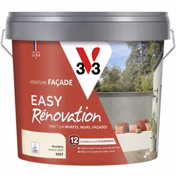 La Peinture Easy Rénovation est la peinture sans effort, sans trace, pour tous les supports ! Adhérence sur 10 supports : Cré ...