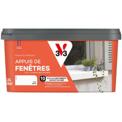 V33 - Peinture extérieure pour appuis de fenêtre Blanc Satin 2,5L