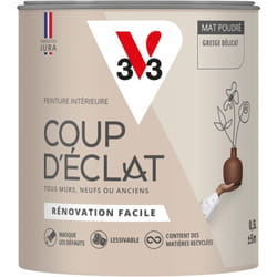 Peinture murale intérieure Coup d'Éclat® V33 Greige délicat Mat Poudré 0,5L