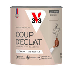 Peinture murale intérieure Coup d'Éclat® V33 Beige grès Mat Poudré 0,5L