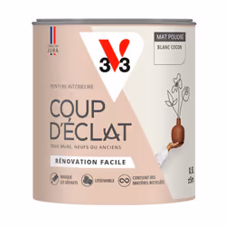 Envie de redonner simplement un coup de jeune à votre intérieur ? La Peinture intérieure COUP D’ÉCLAT ® est la solution pour  ...