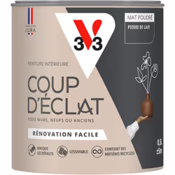 Envie de redonner simplement un coup de jeune à votre intérieur ? La Peinture intérieure COUP D’ÉCLAT ® est la solution pour  ...