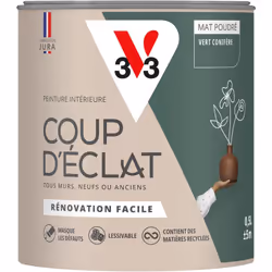 Envie de redonner simplement un coup de jeune à votre intérieur ? La Peinture intérieure COUP D’ÉCLAT ® est la solution pour  ...