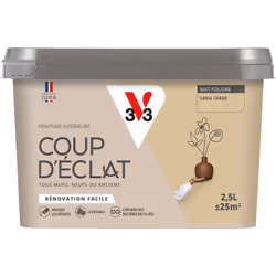 Envie de redonner simplement un coup de jeune à votre intérieur ? La Peinture intérieure COUP D’ÉCLAT ® est la solution pour  ...