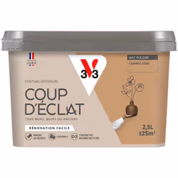 Envie de redonner simplement un coup de jeune à votre intérieur ? La Peinture intérieure COUP D’ÉCLAT ® est la solution pour  ...