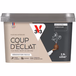 Envie de redonner simplement un coup de jeune à votre intérieur ? La Peinture intérieure COUP D’ÉCLAT ® est la solution pour  ...