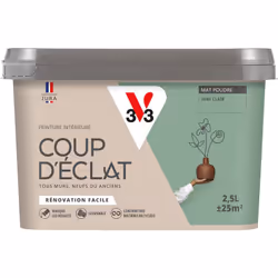 Envie de redonner simplement un coup de jeune à votre intérieur ? La Peinture intérieure COUP D’ÉCLAT ® est la solution pour  ...