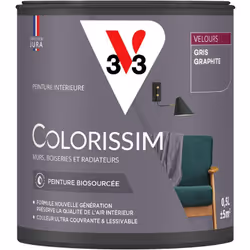 Vous avez envie de couleurs belles et éclatantes ? La peinture Colorissim® Velours contient une haute concentration de pigmen ...