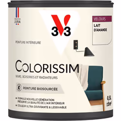Vous avez envie de couleurs belles et éclatantes ? La peinture Colorissim® Velours contient une haute concentration de pigmen ...
