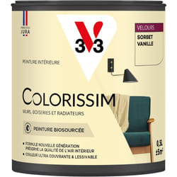 Peinture murale intérieure Colorissim® V33 Sorbet vanille Velours 0,5L