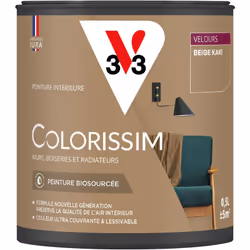 Vous avez envie de couleurs belles et éclatantes ? La peinture Colorissim® Velours contient une haute concentration de pigmen ...