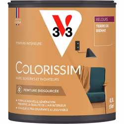 Vous avez envie de couleurs belles et éclatantes ? La peinture Colorissim® Velours contient une haute concentration de pigmen ...