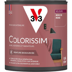Peinture murale intérieure Colorissim® V33 Bois de rose Velours 0,5L