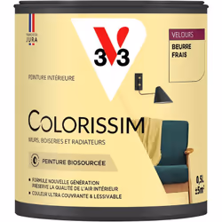Vous avez envie de couleurs belles et éclatantes ? La peinture Colorissim® Velours contient une haute concentration de pigmen ...