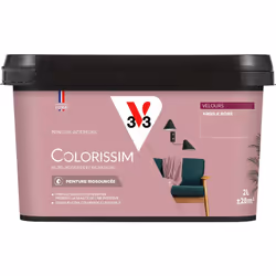 Vous avez envie de couleurs belles et éclatantes ? La peinture Colorissim® Velours contient une haute concentration de pigmen ...
