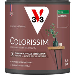 Peinture murale intérieure Colorissim® V33 Amarante Satin 0,5L