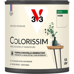 Peinture murale intérieure Colorissim® V33 Ivoire Satin 0,5L