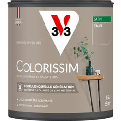 Peinture murale intérieure Colorissim® V33 Taupe Satin 0,5L