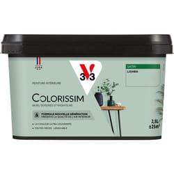 Peinture murale intérieure Colorissim® V33 Lichen Satin 2,5L