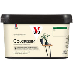 Peinture murale intérieure Colorissim® V33 Lin Satin 2,5L