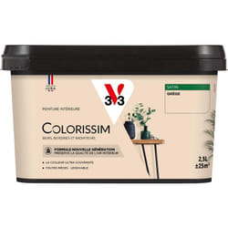 Peinture murale intérieure Colorissim® V33 Grège Satin 2,5L