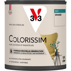V33 - Peinture murale intérieure Colorissim® Dragée Mat 0,5L