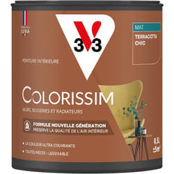 Peinture murale intérieure Colorissim® V33 Terracotta chic Mat 0,5L