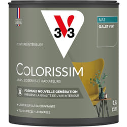 Peinture murale intérieure Colorissim® V33 Galet vert Mat 0,5L
