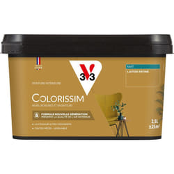 V33 - Peinture murale intérieure Colorissim® Laiton patiné Mat 2,5L