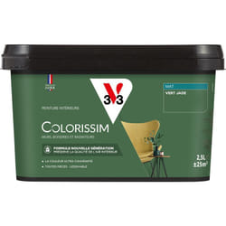 V33 - Peinture murale intérieure Colorissim® Vert jade Mat 2,5L