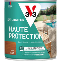 V33 - Saturateur Haute Protection Biosourcé teck Mat - 0,75L