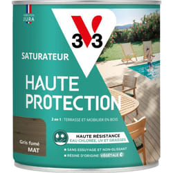 V33 - Saturateur Haute Protection Biosourcé gris fumé Mat - 0,75L
