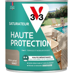 V33 - Saturateur Haute Protection Biosourcé bois grisé Mat - 0,75L