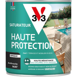 V33 - Saturateur Haute Protection Biosourcé anthracite Mat - 0,75L