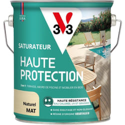 V33 - Saturateur Haute Protection Biosourcé naturel Mat - 2,5L