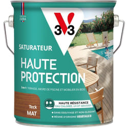 V33 - Saturateur Haute Protection Biosourcé teck Mat - 2,5L