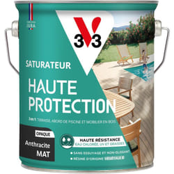 V33 - Saturateur Haute Protection Biosourcé anthracite Mat - 2,5L