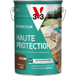 V33 - Saturateur Haute Protection Biosourcé teck brun Mat - 5L