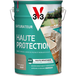 V33 - Saturateur Haute Protection Biosourcé bois grisé Mat - 5L