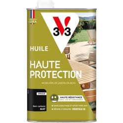 Huile Haute Protection Biosourcée V33 noir carbone Mat - 1L