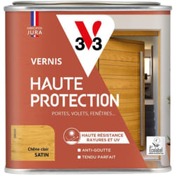 V33 - Vernis Haute Protection Ecolabel chêne clair Satin - 0,5L