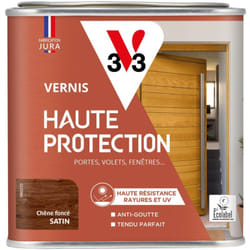 V33 - Vernis Haute Protection Ecolabel chêne foncé Satin - 0,5L