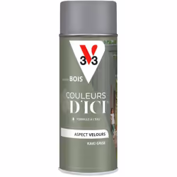 Idéal pour décorer du mobilier, des barreaux et des objets, le format aérosol de la peinture bois COULEURS D'ICI ® offre une ...