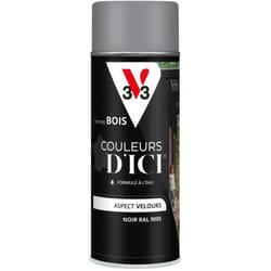 Peinture bois extérieur Couleurs d'Ici® V33 Noir Velours 400 ml